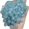Color Gema Azul Marino Transparente Calabaza 10mm Azul Cielo Calabaza Congelada Cuentas Sueltas Venta al por mayor DIY Joyería de Jade Pulsera Accesorios de Jade