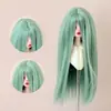 Fotos Reales del Fabricante: Pelucas para Muñecas BJD, Escala 1/3, 1/4, 1/6, Pelucas de Cabello Largo Liso de Seda Suave, Flequillo Largo, Piezas de Cabello sin Terminar