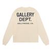 GALLERY DEPT marca de moda urbana camiseta casual holgada de manga larga con estampado de letras primavera y otoño camisa base top