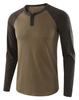 Camisa de manga larga para hombre de Europa y América de primavera de 2021, camiseta de manga larga para hombre, fábrica de camisas Henley de Amazon, comercio exterior