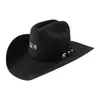 Venta Directa de Fábrica con Logo Personalizado Sombrero Fedora de Fieltro Moda Estilo Vaquero Sombrero de Fieltro Sombrero Vaquero