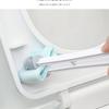 Pinzas de limpieza de inodoro de plástico importadas de Japón, cepillo de limpieza con clip, cepillo de inodoro desechable, cepillo de limpieza con clip pequeño