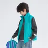 Familia de Hai Ma niños otoño nuevo ropa infantil ropa de otoño para niños niños medianos y grandes chaleco elegante prenda exterior capa holgada
