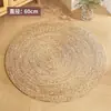 Tabla Rascadora para Gatos, Alfombrilla de Sisal Duradera y que no Suelta Pelusa, Cama para Gatos Resistente a los Arañazos, Tablero de Uñas Redondo de Mimbre para Verano, Adecuado para Todas las Estaciones