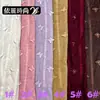 Tejido de Encaje 3D con Bordado de Mariposa Tridimensional, Tejido de Malla Hueca para Vestidos de Mujer