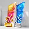 Troféus de Metal Personalizados para Funcionários Destaques, Basquete, Futebol, Música, Reuniões Anuais Criativas, Troféus de Cristal, de Alto Padrão e Elegantes
