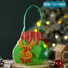 Decoración navideña bolsa de regalo bolsa de dulces bolsa de manzana para niños tienda actividad de jardín de infantes ambiente de Nochebuena disposición