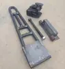Gancho de remolque de acero fundido soldado Enganche de remolque Dispositivo de desacoplamiento y remolque Herramienta para estación de trabajo Dispositivo Carro de logística Caja de rotación