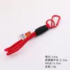 Chaveiro de Nylon Trançado em Forma de D Estilo Ins Boneca Artesanal DIY Acessórios para Lanyard de Celular Pequenos Acessórios