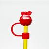 Série Explosiva de Natal Transfronteiriça Silicone Diversão Infantil Tampa com Canudo Tampa contra Poeira Tampa para Canudo de Copo Stanley