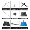 Suministro Transfronterizo de Bases para Mástiles de Banderas de Playa, Banderas Cuchillo, Banderas Pluma, Bases Rellenables con Agua para Mástiles, Accesorios, Piquetas para Suelo, Estacas para Suelo