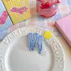 Pinza para el pelo de niña con diseño de gota de agua, cuadros y lunares, simple y no daña el cabello, accesorios para el pelo para niñas, pasador para el pelo, parte trasera de la cabeza, accesorios para el pelo, diadema, pinza lateral