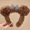 Tiara de Pelúcia com Orelhas de Desenho Animado Fofo Outono e Inverno para Mulheres, Faixa de Cabelo para Lavar o Rosto, Acessório de Cabelo de Alta Qualidade, Estilo Novo Tendência 2026