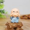 Nueva caricatura de cuatro sin monje muñeca de resina Shaolin kung fu niño regalo fábrica directa boutique suministro coche