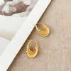 Nuevo Colgante Multicapa Irregular de Acero de Titanio Moda Pendientes Retro Franceses Pendientes de Alta Gama Ins Europeos y Americanos Venta al por Mayor