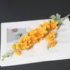 Flor Artificial Delphinium de Dos Puntas Decoración del Hogar Diseño de Salón de Bodas Accesorios para Fotografía Fabricante de Flores Falsas de Alta Gama Venta al Por Mayor