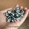 Acessórios para Pingente de Agata Dzi de Xizang Atacado Chaveiro DIY Estrela e Lua Acessórios Bodhi Dzi de Três Olhos Contas Soltas