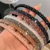 Acessório de cabelo super fada estilo coreano de cristal, tiara de miçangas de linha de pesca, tiara doce e elegante para meninas, prendedor de franja frontal