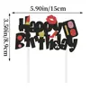 Decoración de Fiesta de Cumpleaños Temática de Cosméticos para Niñas Banderín Pastel Adorno para Pastel Globo Set Venta al por Mayor Personalización