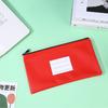 Amazon AliExpress con ventana para tarjeta, billetera de cuero PU, bolsa de almacenamiento, bolsa para efectivo y papelería, depósito de cuero