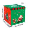 Nova Caixa de Presente de Natal Caixa de Papel para Doces de Natal Enfeites Caixa de Presente de Papel de Natal Caixa de Embalagem Dobrável