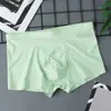 Roupa Íntima Masculina de Seda de Gelo Boxer Briefs Masculinos Finos Sem Costura Boxer Briefs Respiráveis para Jovens