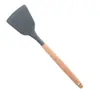 800g Utensílios de Cozinha de Silicone Conjunto de 12 Peças Espátula de Cozinha Antiaderente Espátula para Fritar Cabo de Madeira Conjunto de Ferramentas de Cozinha