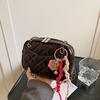 Bolso de Cadena Romboidal Brillante para Mujer 2025 Nuevo Moda Versátil Estilo Chanel Bolso de Hombro Casual Sencillo Bolso Cuadrado Pequeño