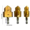 Broca Escalonada Hexagonal PPR para Elevação Conjunto de Três Peças 20/25/32 Broca Escalonada Broca Hexagonal para Encanador