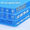 Filtro de lagoa de algodão koi japonês branco azul rattan algodão bioquímico algodão alta densidade bioquímico feltro material de filtro de lagoa de peixes aquário
