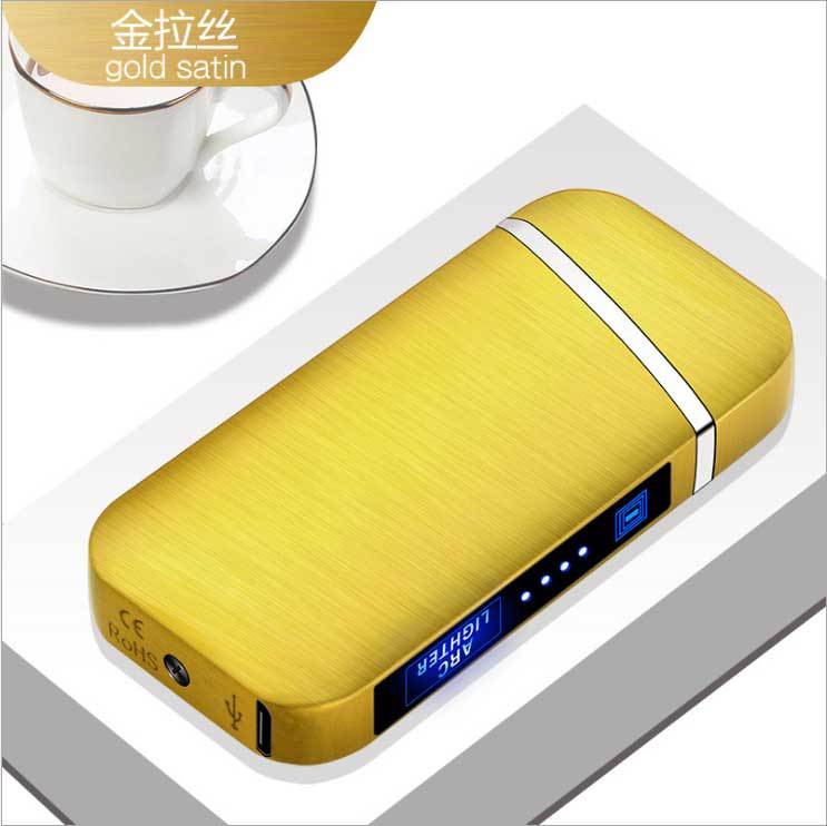 L319金伦厂家直销电镀喷涂双工艺usb充电双电弧