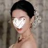 Acessório de Cabelo Flor Gipsofila Artificial Estilo Liu Yifei, Presilha Super Delicada e de Conto de Fadas, Novo Adorno Doce para Cabeça, Acessório de Cabelo para Noivas