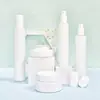 Novo Material de Embalagem para Produto de Skincare Frasco Estreito para Água de Essência Reta Emulsão 80ml Boca Larga Frasco para Creme Reembalado 50g Atacado