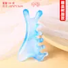 Peine de Masaje de Resina Cuatro en Uno, Peine Multifuncional de Dientes Anchos para Meridianos, Raspador para Cuero Cabelludo, Hombro, Cuello y Rostro para Relajación