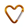 Fabricante Hebilla de Aleación de Aluminio en Forma de Corazón DIY para Ropa Infantil Gancho Mini en Forma de Corazón para Bolsos Pequeños