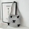Bolso Chaleco Bolso Chaleco Bolso de Mano Tejido Casual Bolso de Mano Contraste de Color Ajedrez Bolso de Mano Coreano de Lujo Ligero
