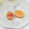 Fuguang Resina Oval 18*25mm Pendientes de Flores Secas Colgante Parche Accesorios para Joyería DIY Pendientes Diseño Original