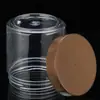 Fabricante direto de potes plásticos transparentes de PET de alta capacidade, à prova de umidade, selados para cozinha, grau alimentício, com tampas, feitos sob medida