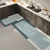 Tapete Simples para Chão de Cozinha de Terra de Diatomáceas Doméstico, Antiderrapante, Resistente a Óleo, Absorvente de Água, Resistente à Sujeira, Tapete de Entrada de Fácil Cuidado
