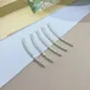 Pulseira Tubo Rígido W Tubo Floral Banhada a Ouro 18K Contas Espaçadoras Conector de Colar Padrão Tubo Curvo Facetado Cor Conservável Material DIY