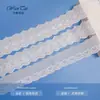 Encaje de Algodón, Hilo de Algodón, Encaje Bordado Perforado por un Lado, Accesorios para Faldas de Ropa Infantil, Diadema, Accesorios de Encaje Solubles en Agua, Encaje