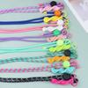 Funda para Teléfono Móvil Color de Contraste Estilo Coreano Nuevo Comercio Exterior Cuerda para Colgar Clip Trasero Correa Cruzada Ajustable Moda Cadena Colgante Tejida