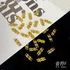 Inserciones de Aleación de Tono, Accesorios Metálicos, Cristal Hecho a Mano para Bricolaje, Rellenos Decorativos de Producto Terminado con Pegamento