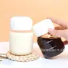 Vaso de Vidrio de Borosilicato Alto con Escala de Tiempo Portátil para Deportes Bebida Jugo Café Té Cold Brew Vaso de Agua Bebida