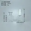 Frasco de álcool em gel sem enxágue de 30ml Frasco vazio de plástico PET transparente de 30ml Frasco de formato especial de 30ml Frasco plano de 30ml