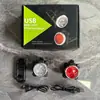 Juego de Luces Delanteras de Carga para Ciclismo + Luces Traseras de Advertencia Accesorios para Equipo de Ciclismo