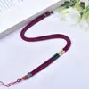Cordón para colgante de plata 925, cuerda de collar tejida simple, cuerda para colgante de jade, joyería para colgar en el cuello, venta al por mayor, suministro directo