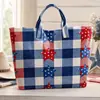 2026 Nuevo Sitio Independiente Transfronterizo Temu Bolso de Mano Impermeable PVC+Lona Portátil de Viaje Bolso de Hombro Bolso Tote
