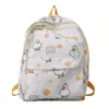 Mochila Escolar Estudiante de Secundaria Mochila Casual Serie de Cumpleaños Escuela Secundaria Ins Lindo Dibujo Animado Estudiante de Primaria Mochila de Gran Capacidad