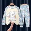 Pijamas para Niños y Niñas del Sudeste Asiático de Manga Larga para Primavera, Otoño e Invierno Ropa Casual para el Hogar de Niños Ropa para Aire Acondicionado Venta al por Mayor